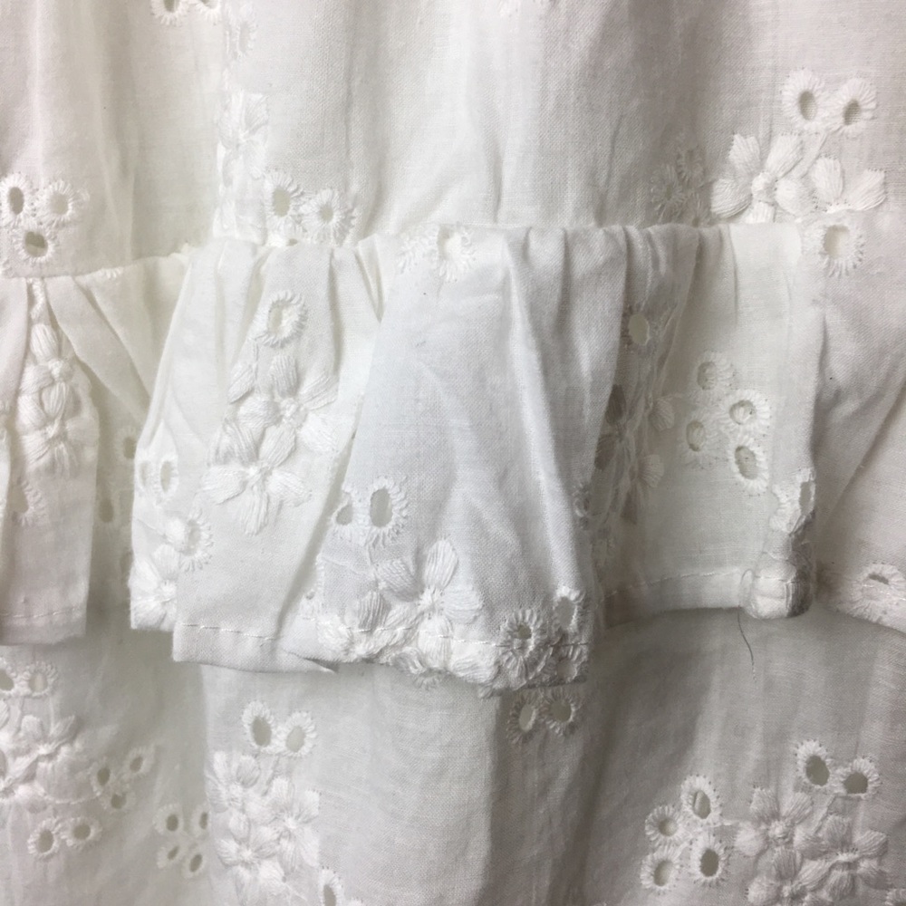 new Princess Polly White Broderie Anglais Garcia Mini Skirt. New with Tags - Picture 3 of 10
